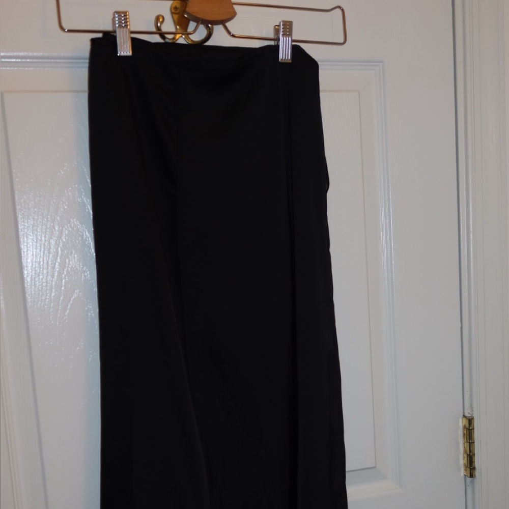 Cider wrap satin skirt
